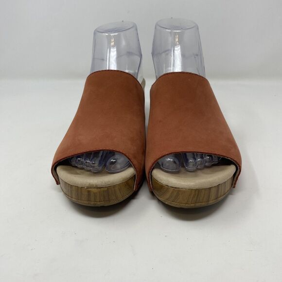 Dansko Shoes Womens Size 38 Brown Leather Mule Clog Sandals Slip On - Picture 5 of 14